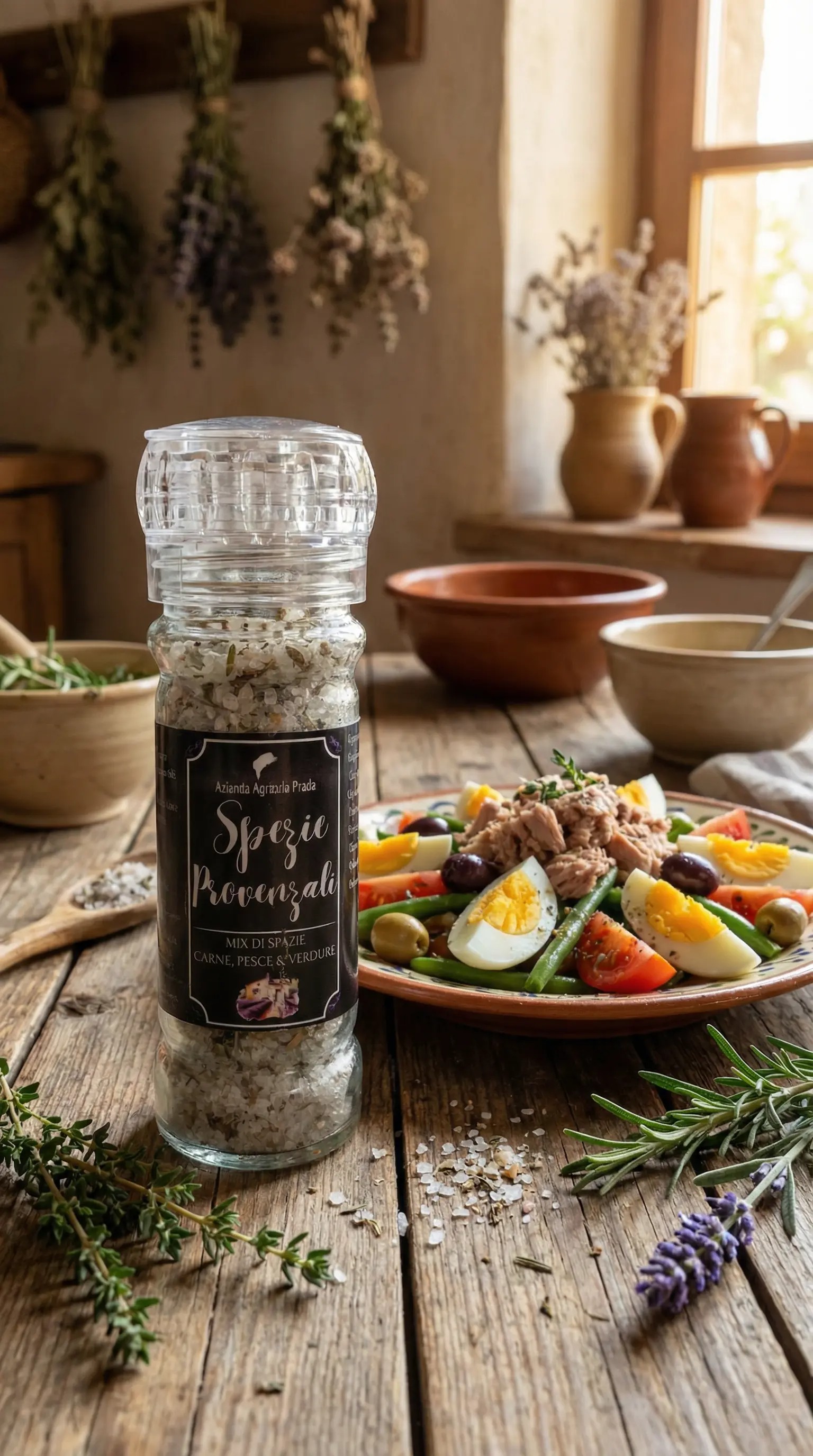 Mix di Spezie Provenzali con Macinino – Il Profumo del Mediterraneo a Km 0