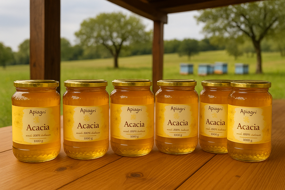 Miele Acacia - Scatola 6 vasi da 1 kg
