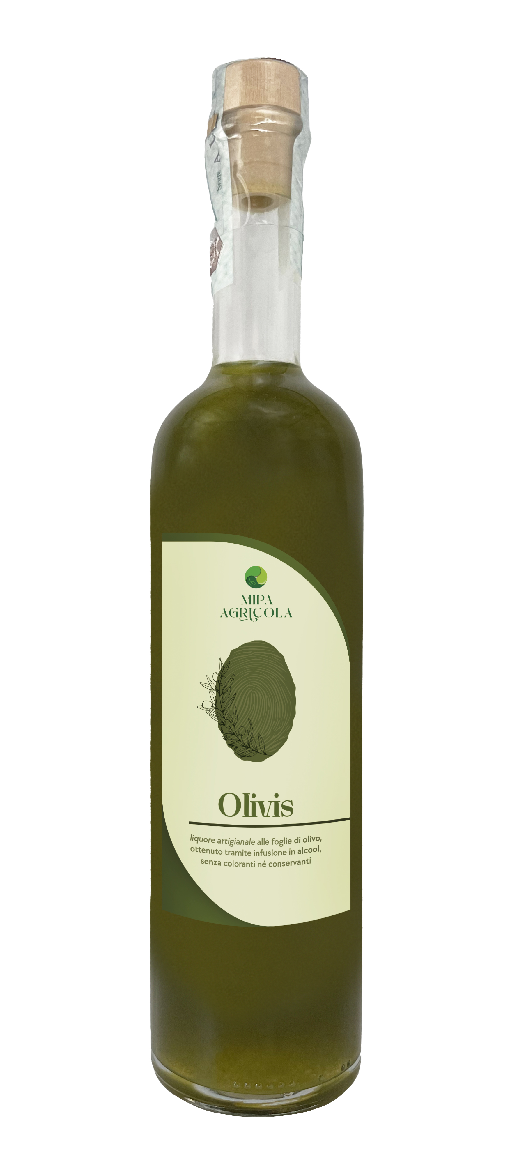 Liquore Artigianale Olivis alle foglie di ulivo